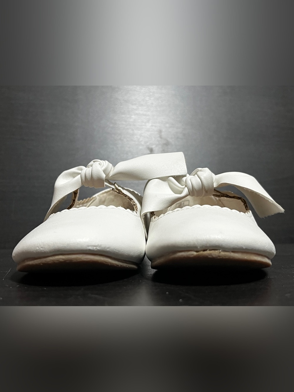 ⭐️$5 ADD ON⭐️ White Bow Mary Jane Dress Flats for Kids - Picture 8 of 10